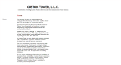 Desktop Screenshot of customtowerllc.com
